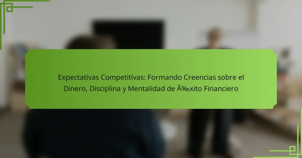 Expectativas Competitivas: Formando Creencias sobre el Dinero, Disciplina y Mentalidad de Éxito Financiero